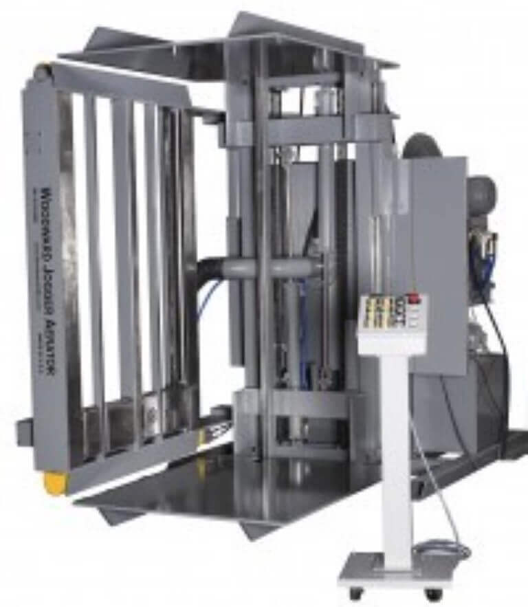 Industrial FL-Jogger Aerator machine for paper handling, only available at Woodward invented the Pile Turner and Jogger Aerator over 63 years ago, and has over 5,000.