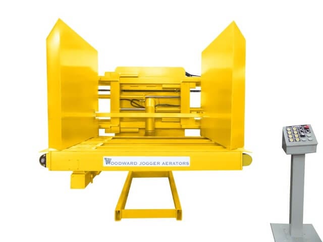 Yellow P Series machine, only available at Woodward invented the Pile Turner and Jogger Aerator over 63 years ago, and has over 5,000.