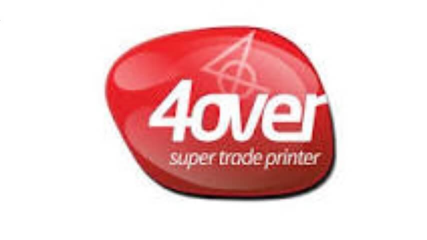 4over super trade printer logo, only available at Woodward invented the Pile Turner and Jogger Aerator over 63 years ago, and has over 5,000.